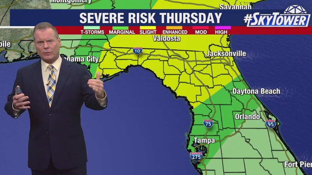 Tampa weather | breezy week leads to rain Thursday
