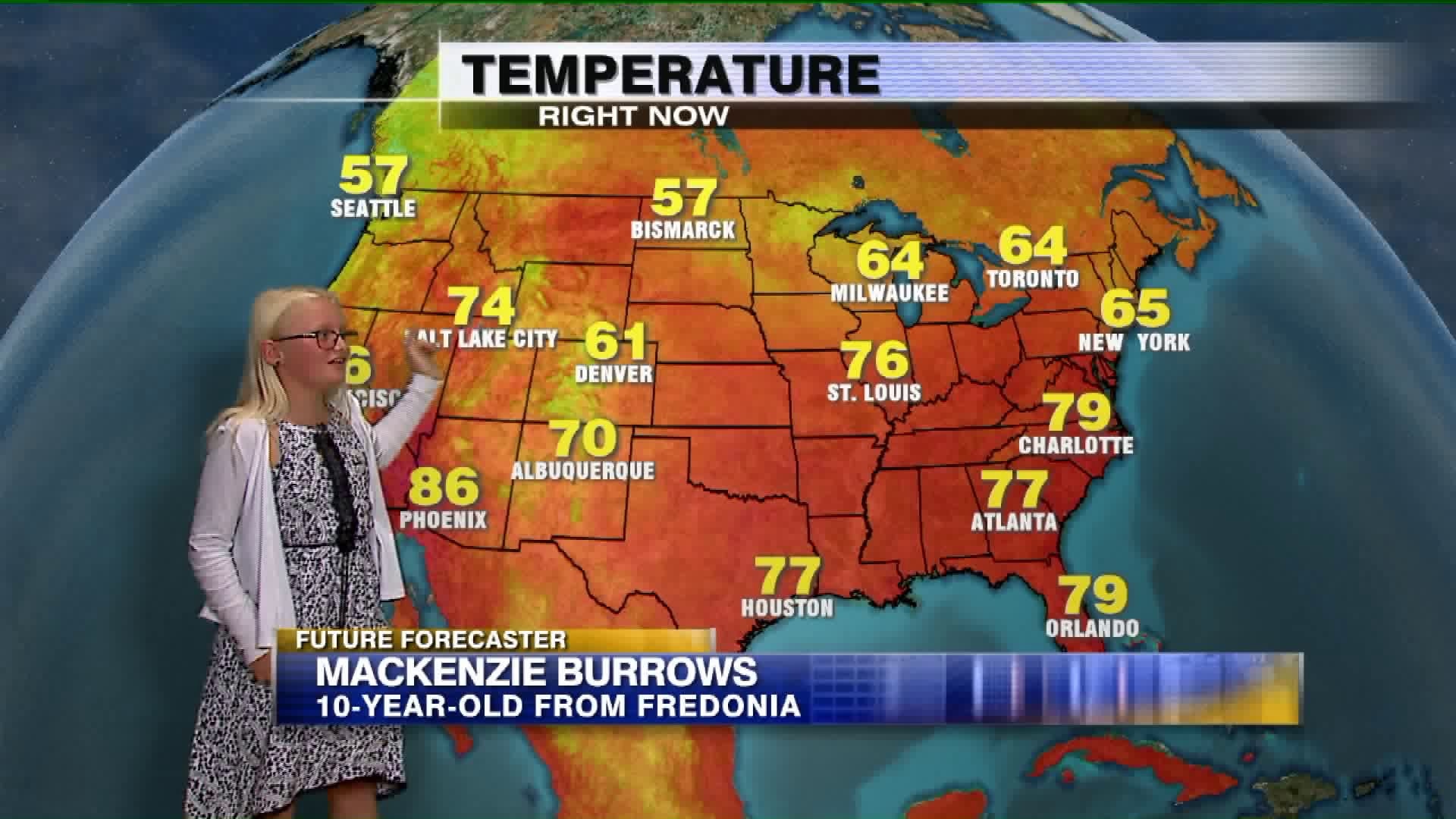 Mackenzied does the weather