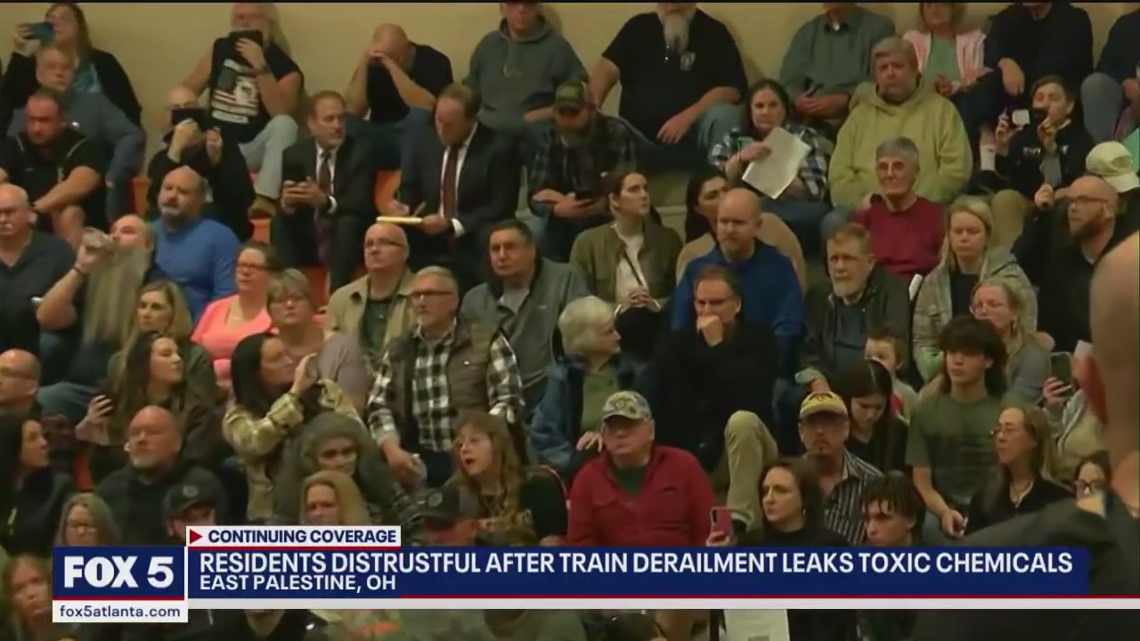 Residents distrustful after train derailment in Ohio