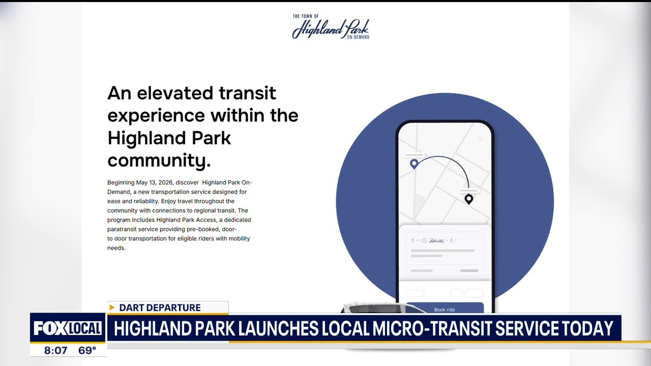 Highland Park launches local micro-transit service today