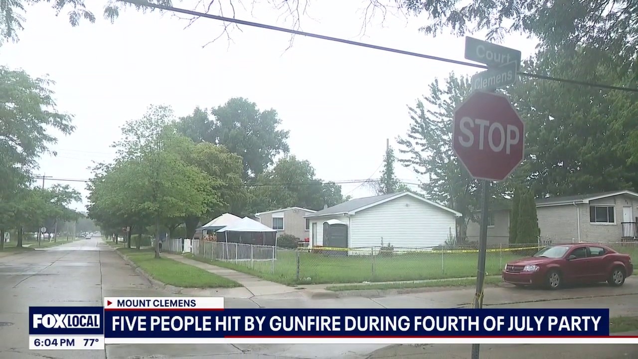 5 shot at Fourth of July block party in Mount Clemens