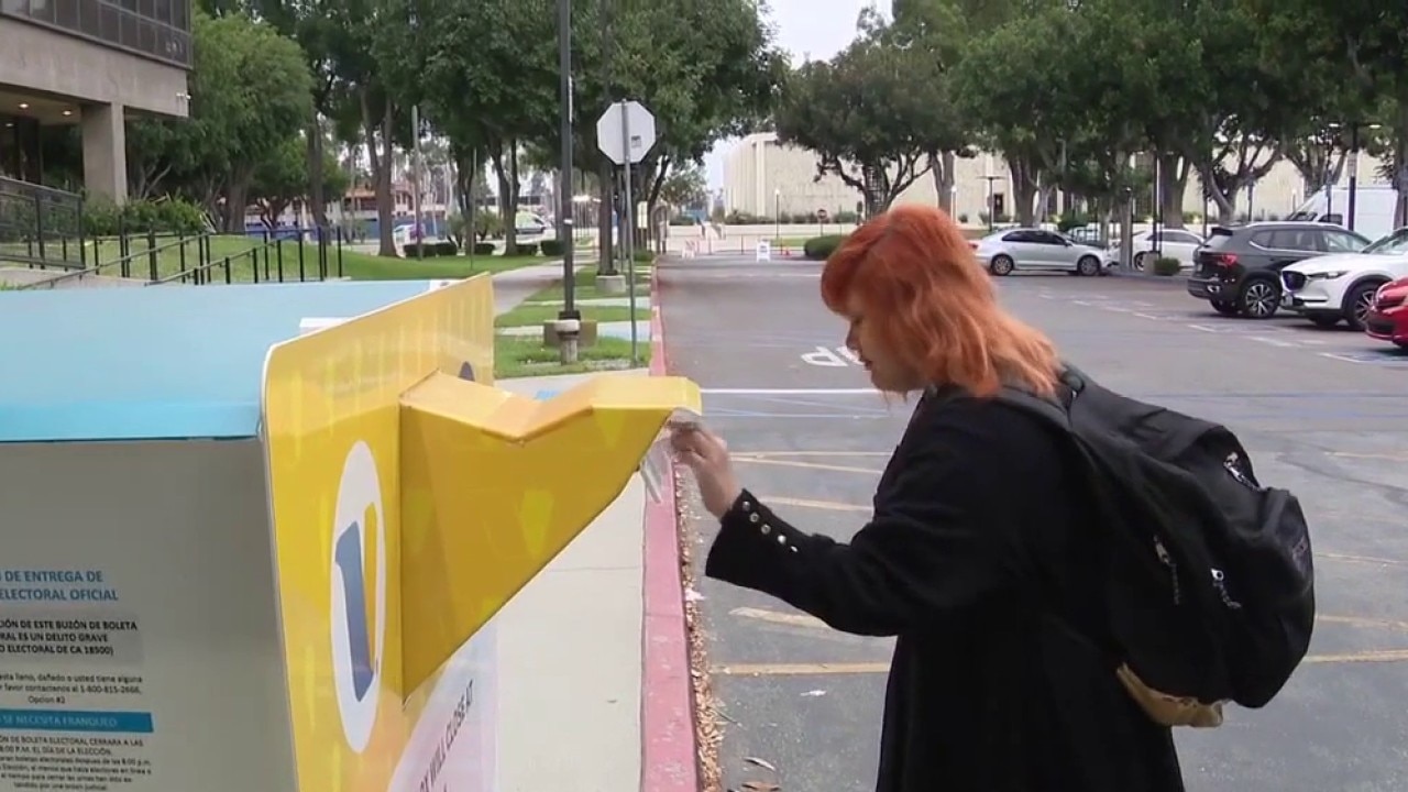 In-person voting underway in California primary election