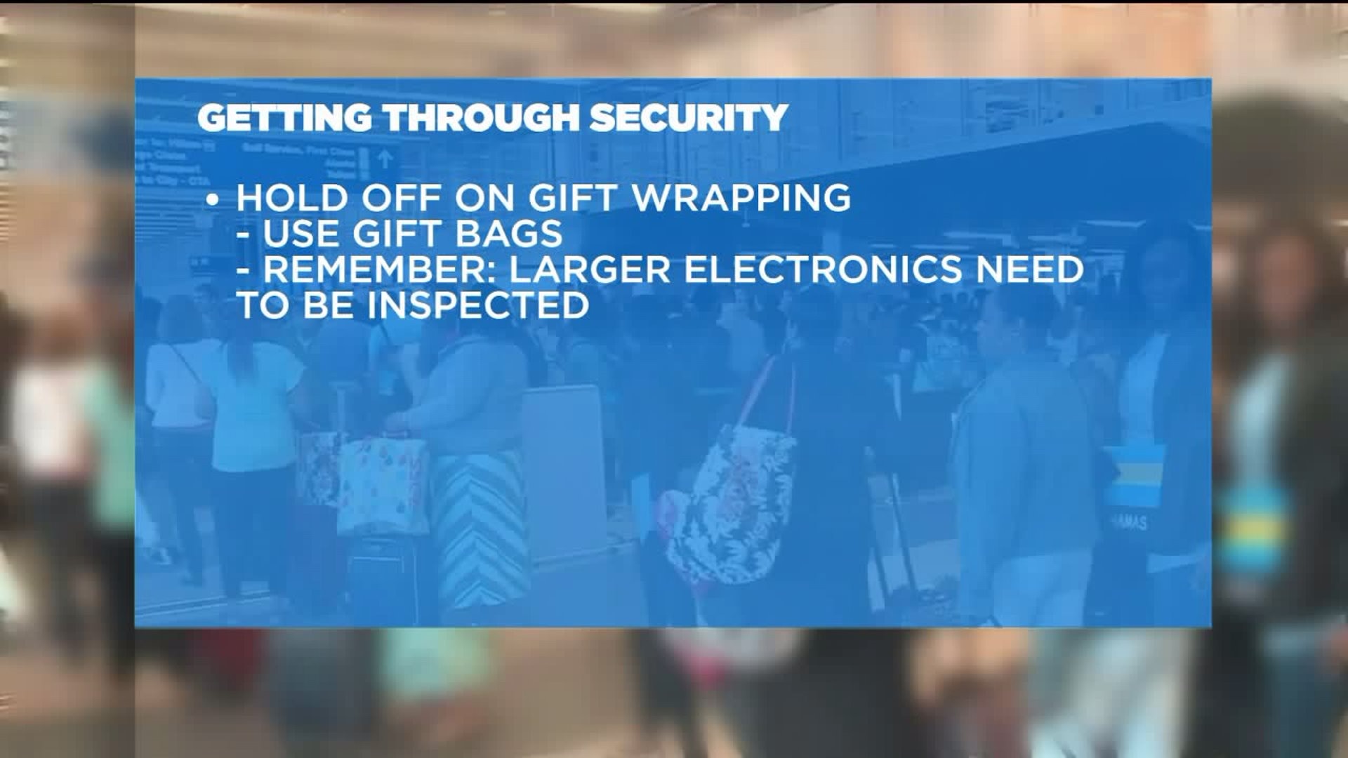 Travel tips from TSA