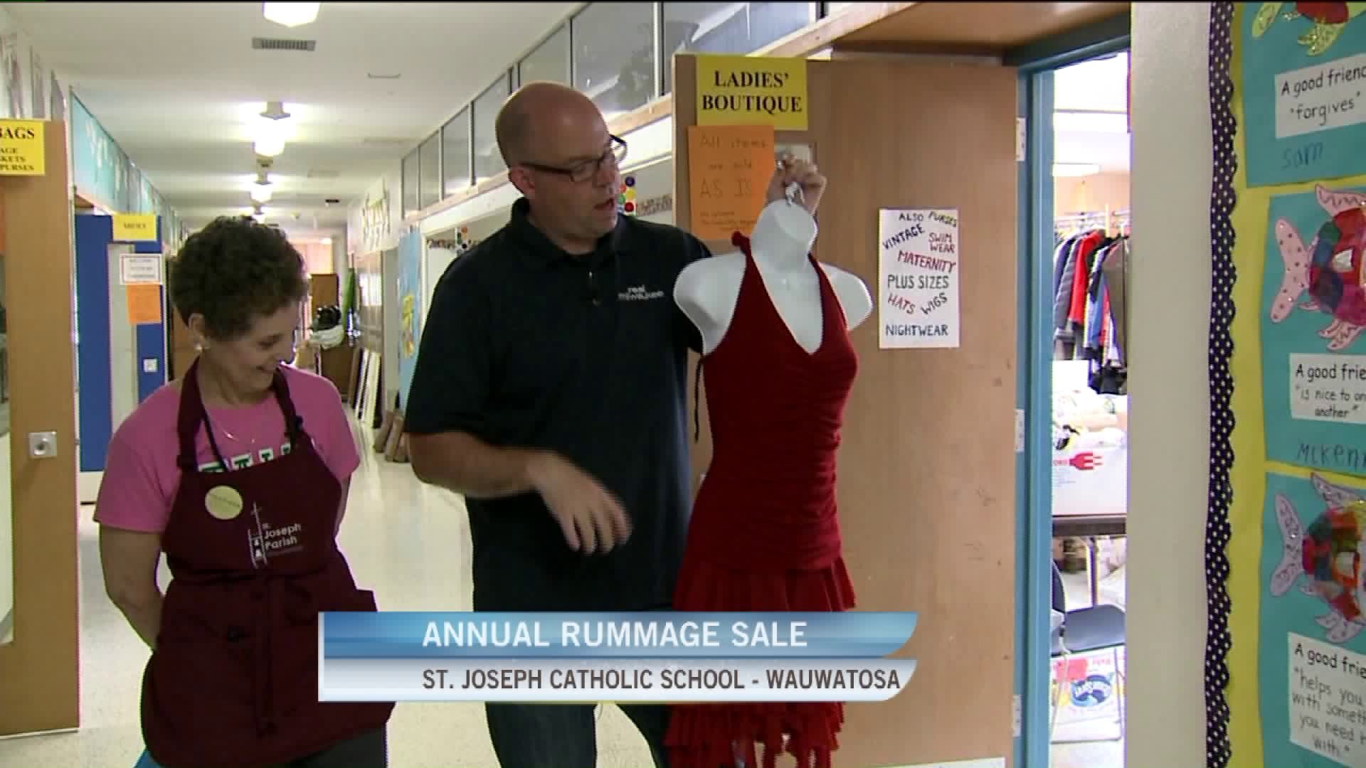 Tour the rummage sale