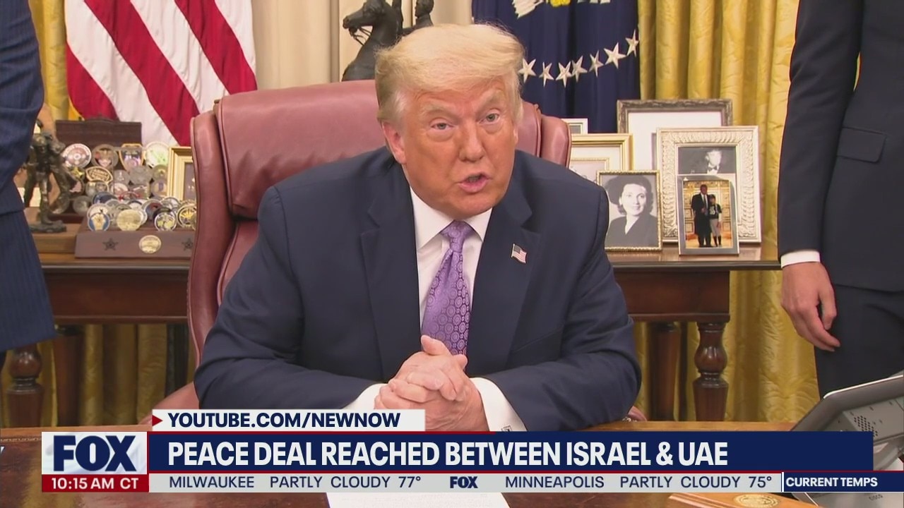 Trump announces peace deal reached between Israel, UAE