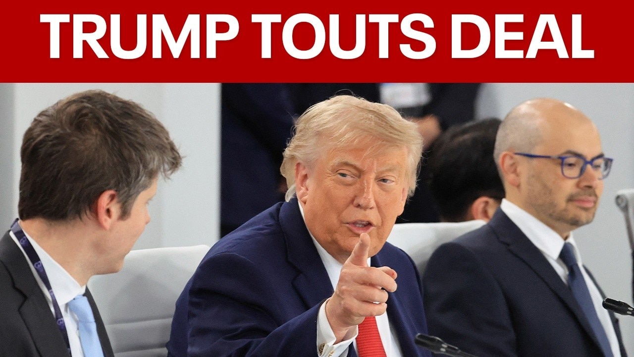Trump wrapping up trip to G7 Summit with Iran peace deal set to be signed Friday