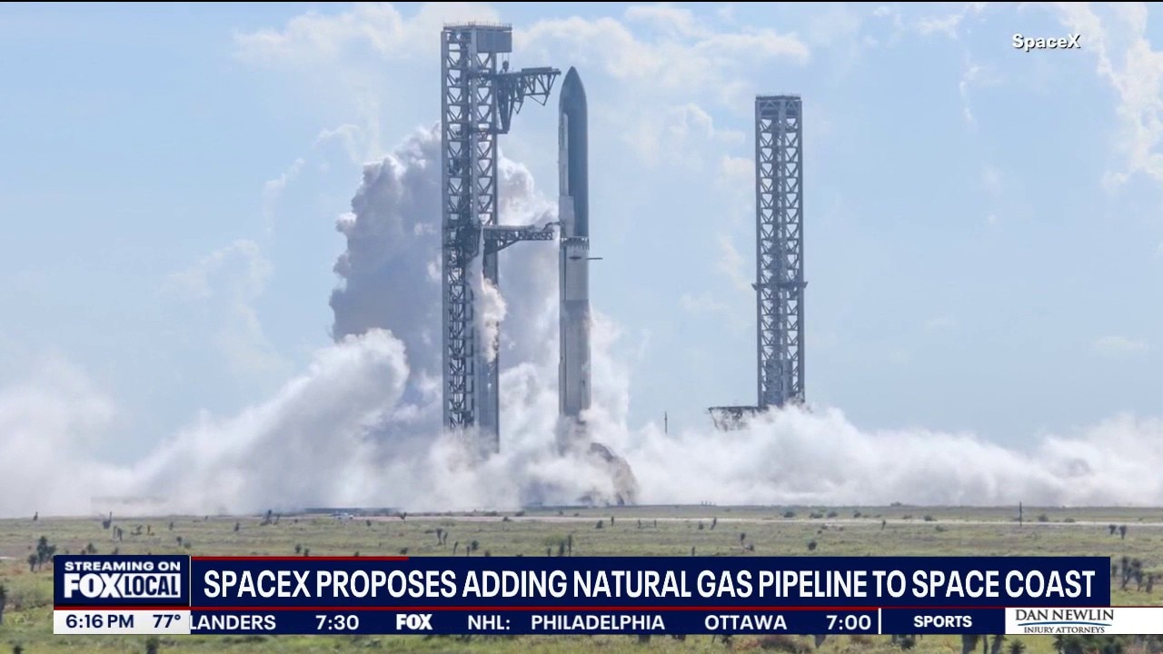 SpaceX wants to add natural gas pipeline to Space Coast