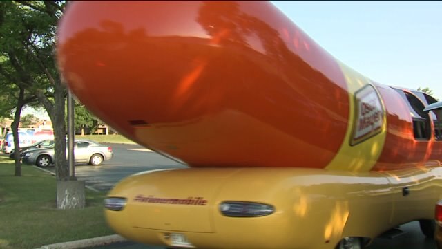 Did you know it`s National Hot Dog Day? Celebrate with the Oscar Mayer Wienermobile