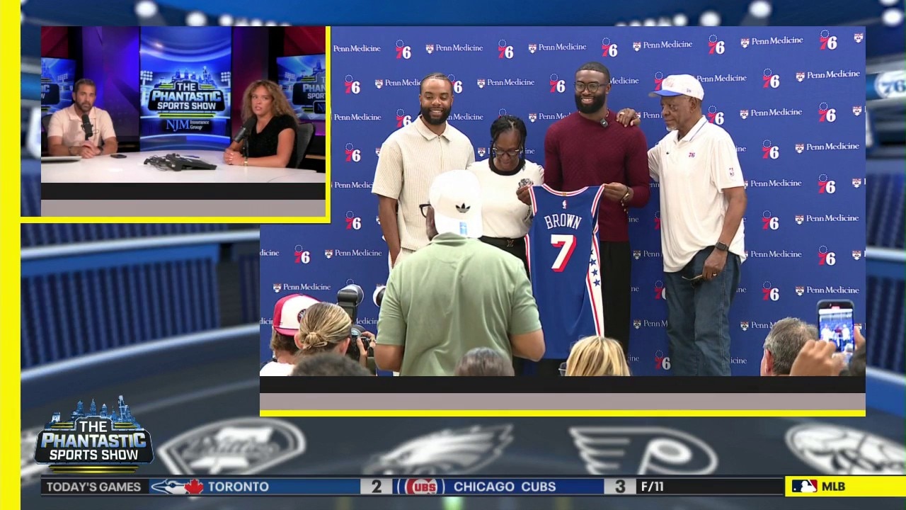 'It doesn't have to be anybody's team:' Jaylen Brown introduced to Sixers at press conference 