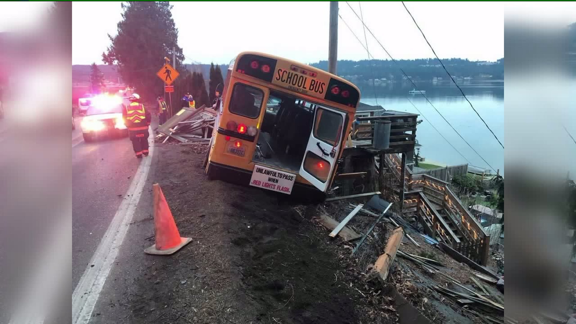 School bus crash on Key Peninsula