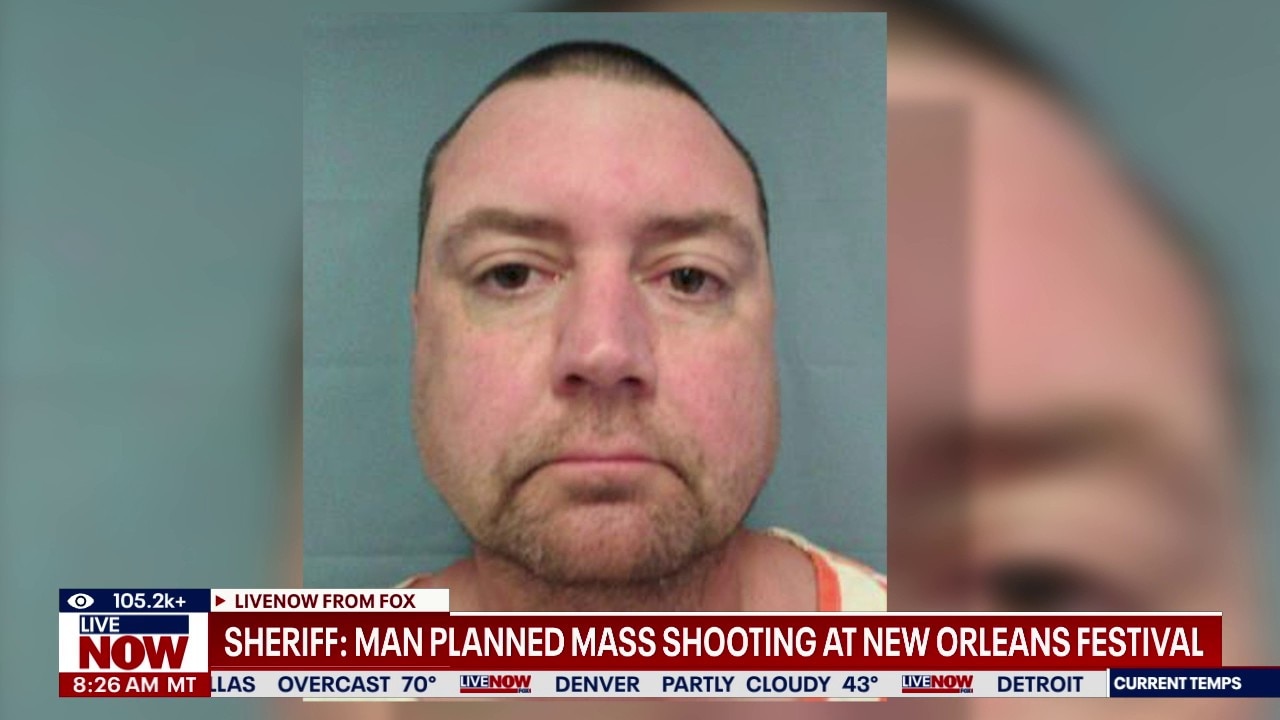 NC man accused of planning mass shooting at New Orleans festival