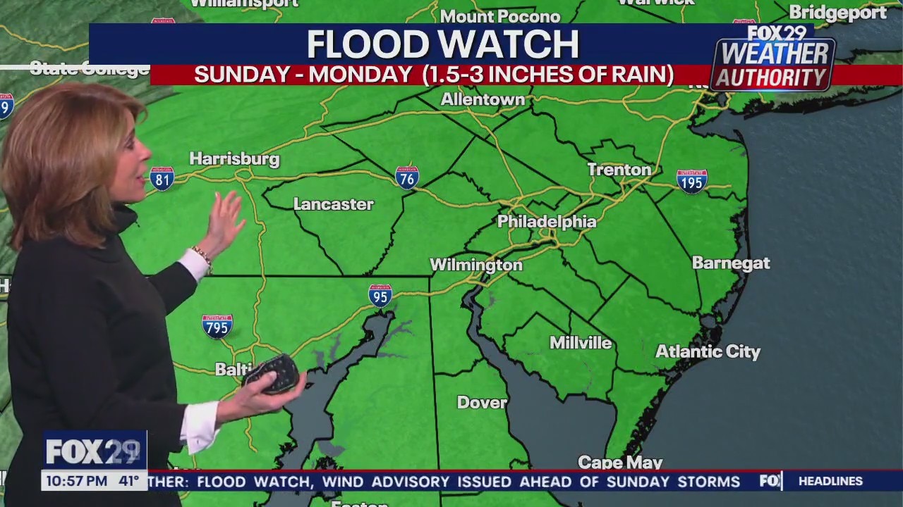 Weather Authority: 10 p.m. Saturday forecast