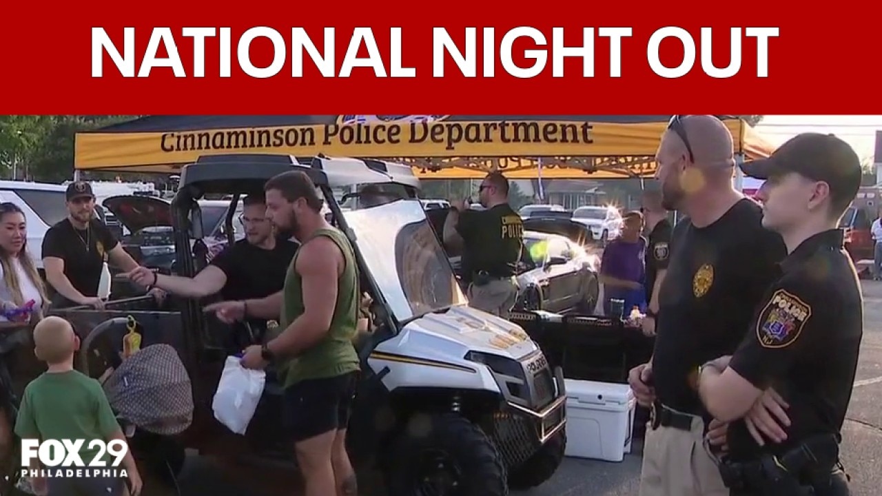 National Night Out brings neighbors, police together in Philly and South Jersey