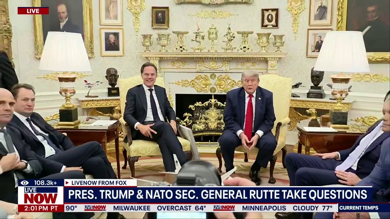 Trump & NATO Sec. General Rutte on Iran
