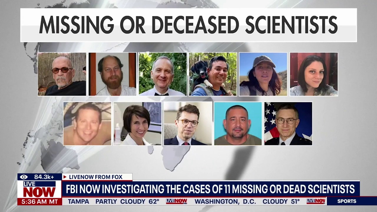 FBI probes 9 missing & 2 dead nuclear scientists 