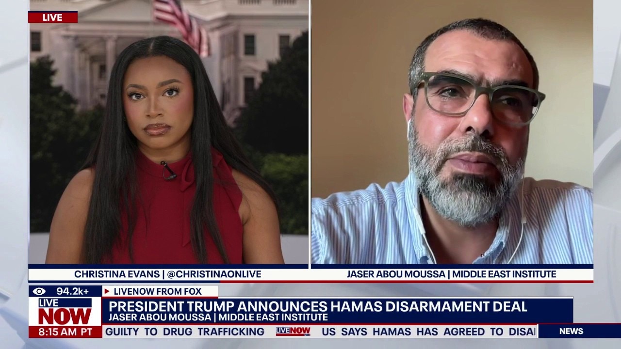 President Trump announces Hamas disarmament deal