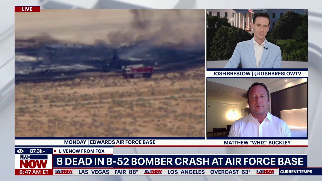 8 killed in B-52 bomber crash at Edwards AFB