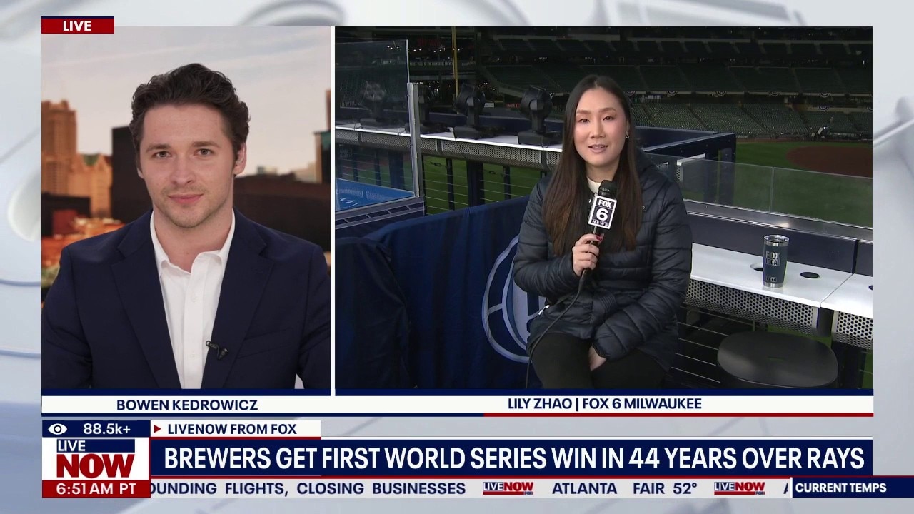 Milwaukee Brewers clinch game 1 of World Series