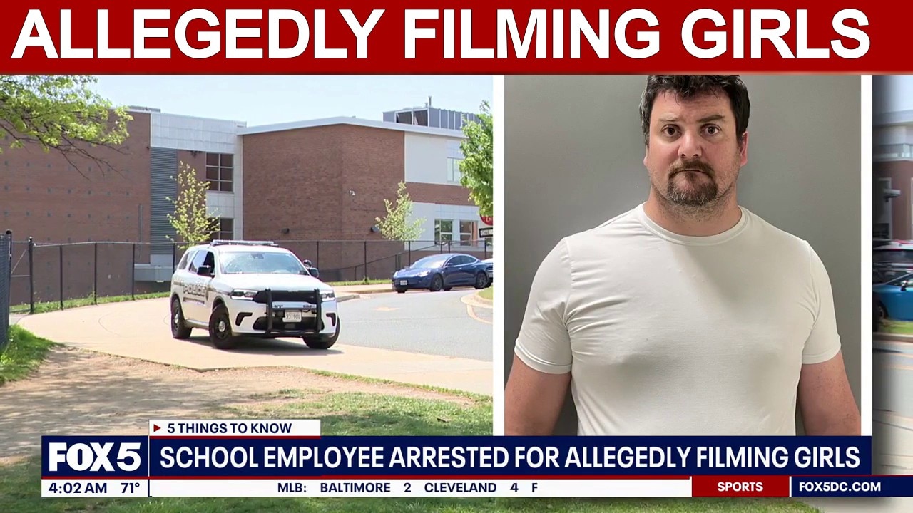 School employee arrested for allegedly filming girls | FOX 5 AT 4AM