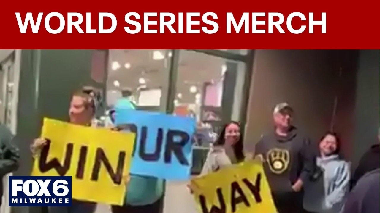 Brewers World Series Championship merch hits shelves at Dick's Sporting Goods