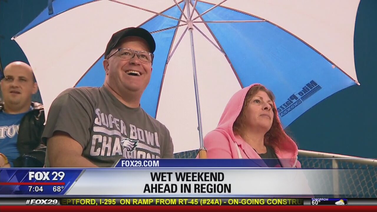 Wet weekend ahead across region