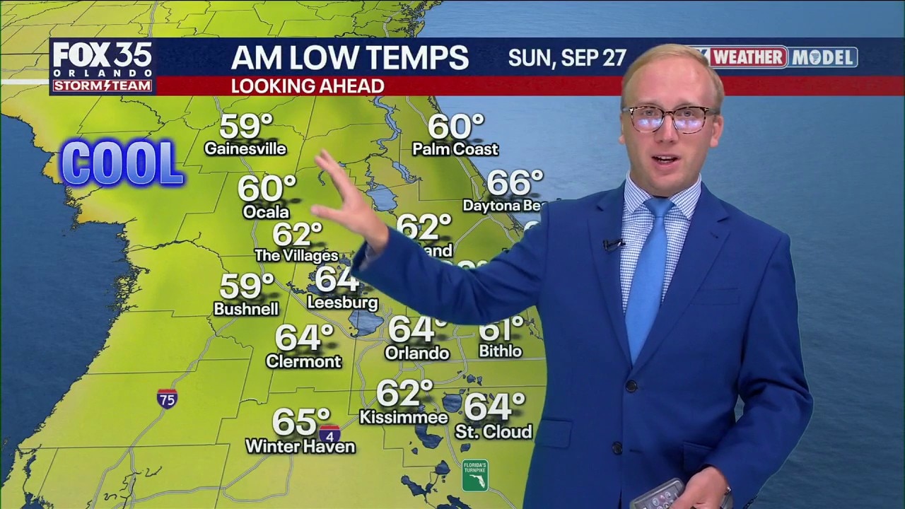 Orlando Weather Forecast: Tracking a big fall front