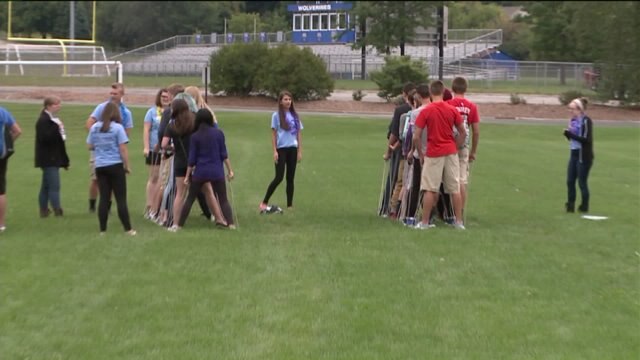 New freshman class at Waukesha West participate in "Ignite Day"
