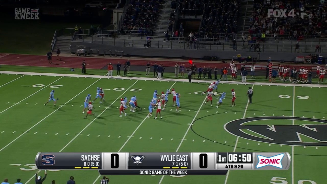First Half: Sachse vs Wylie East 