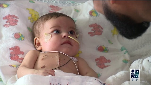 Baby heart transplant