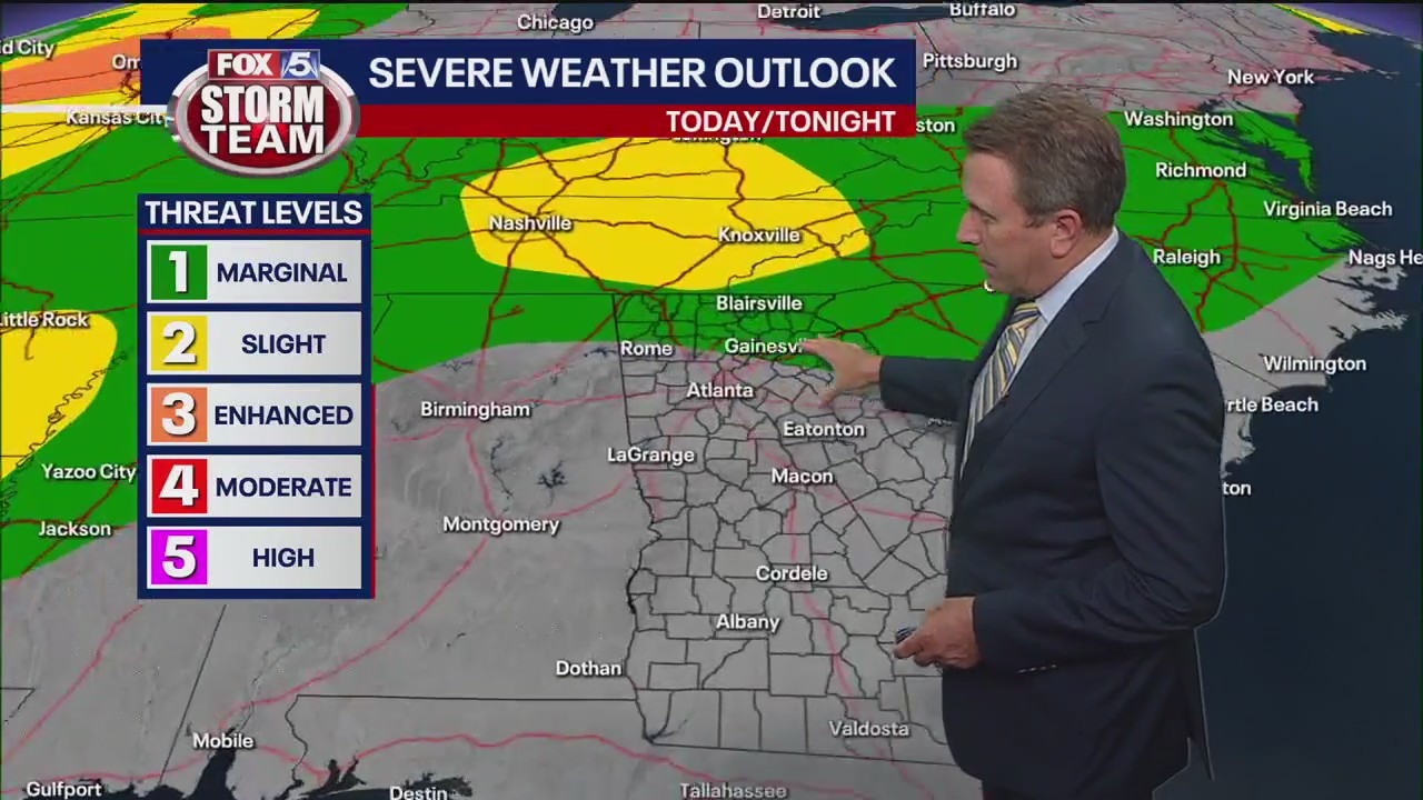 Thursday afternoon forecast
