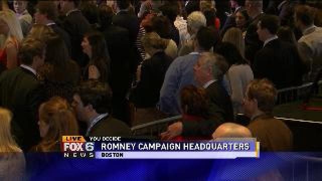 Quiet within Romney/Ryan campaign HQ after Obama projected winner