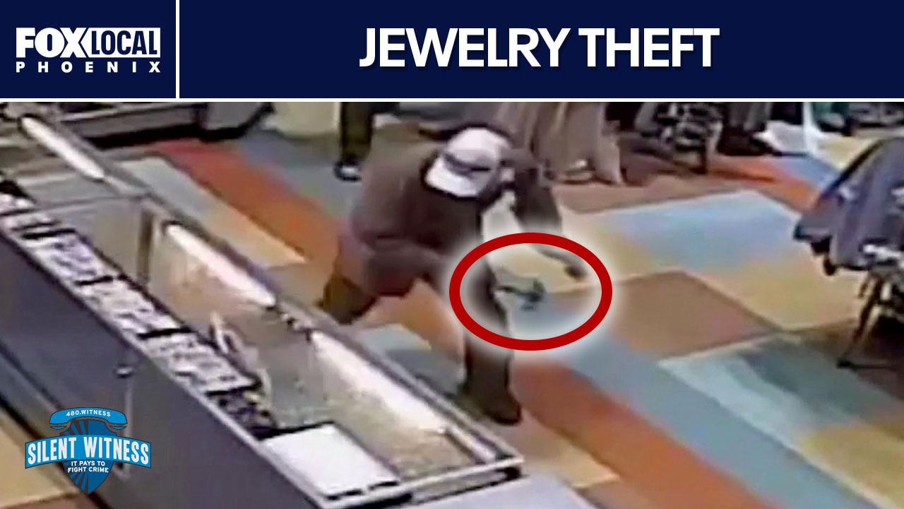 Suspect smashes jewelry case with hammer | Silent Witness