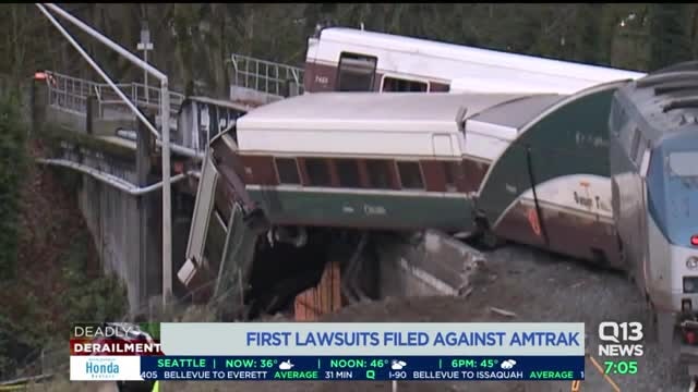 First lawsuits filed in Amtrak derailment