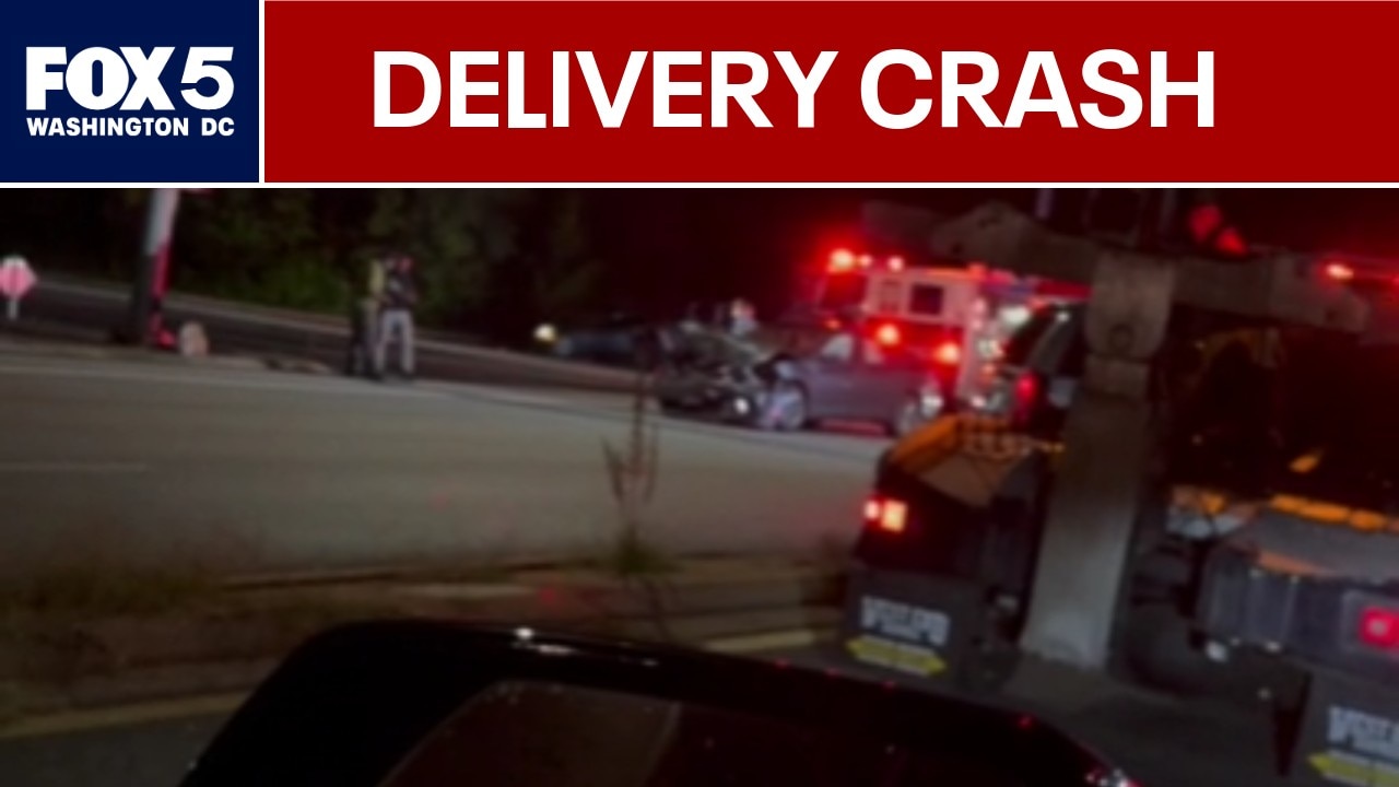 Outpouring of kindness after Maryland delivery driver crashes