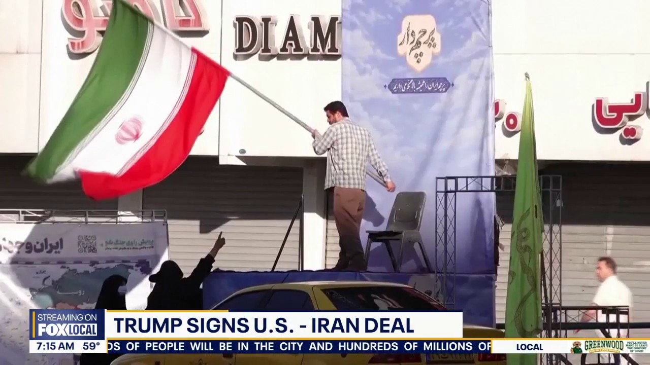 President Trump signs US-Iran deal