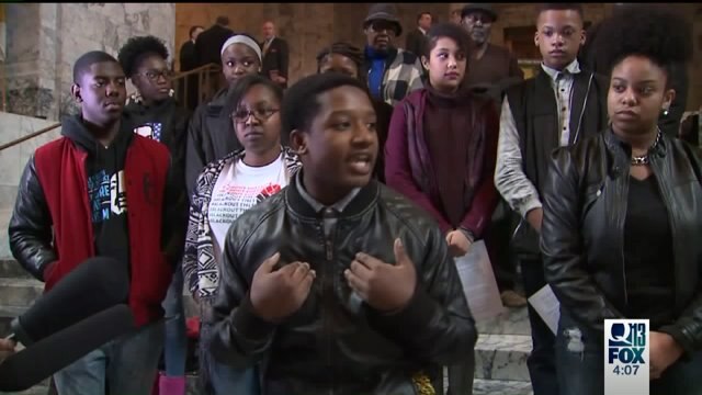 Education funding protest
