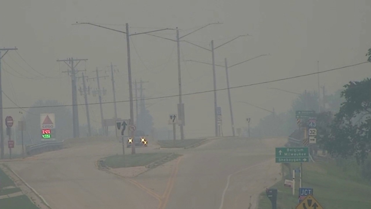 Wildfire smoke hits Wisconsin; poor air quality