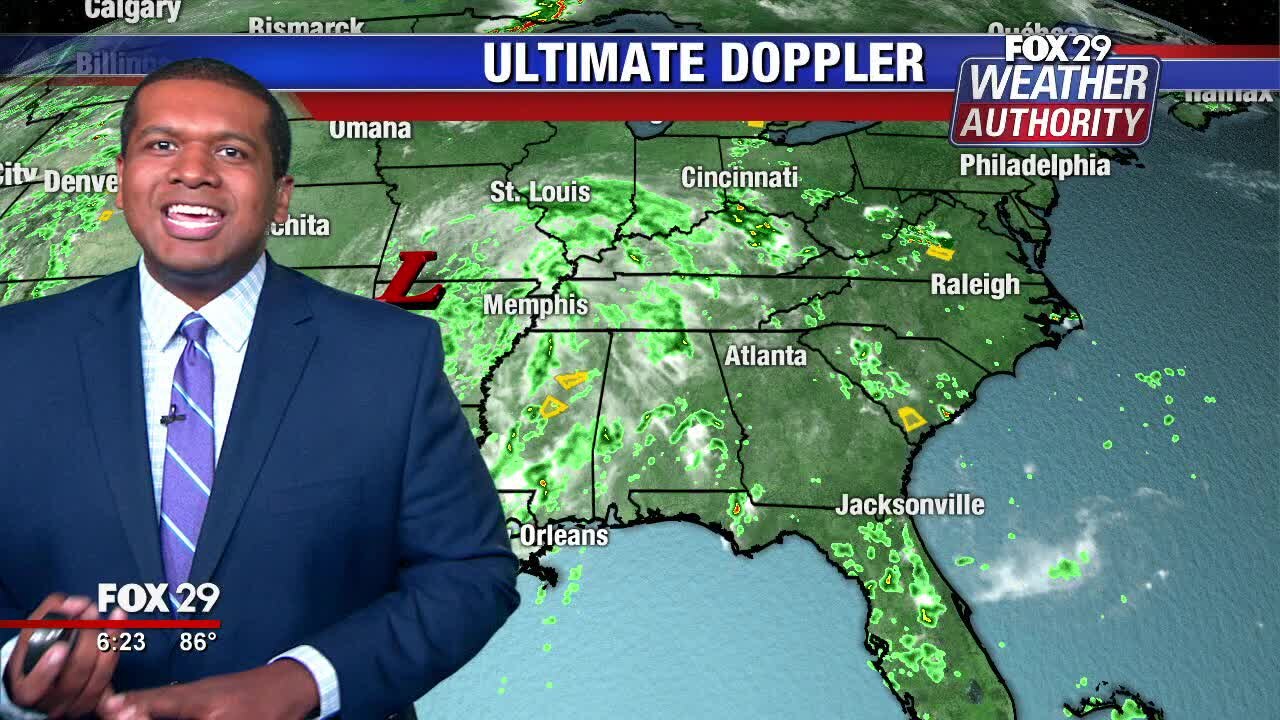 FOX 29 Weather Authority: 7-Day forecast (Monday update)
