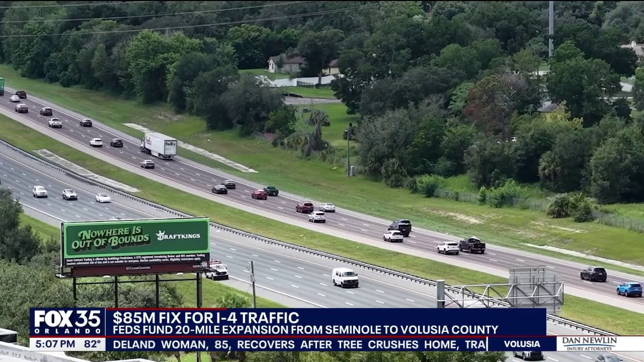 $85 million federal grant to widen 20-mile stretch of I-4