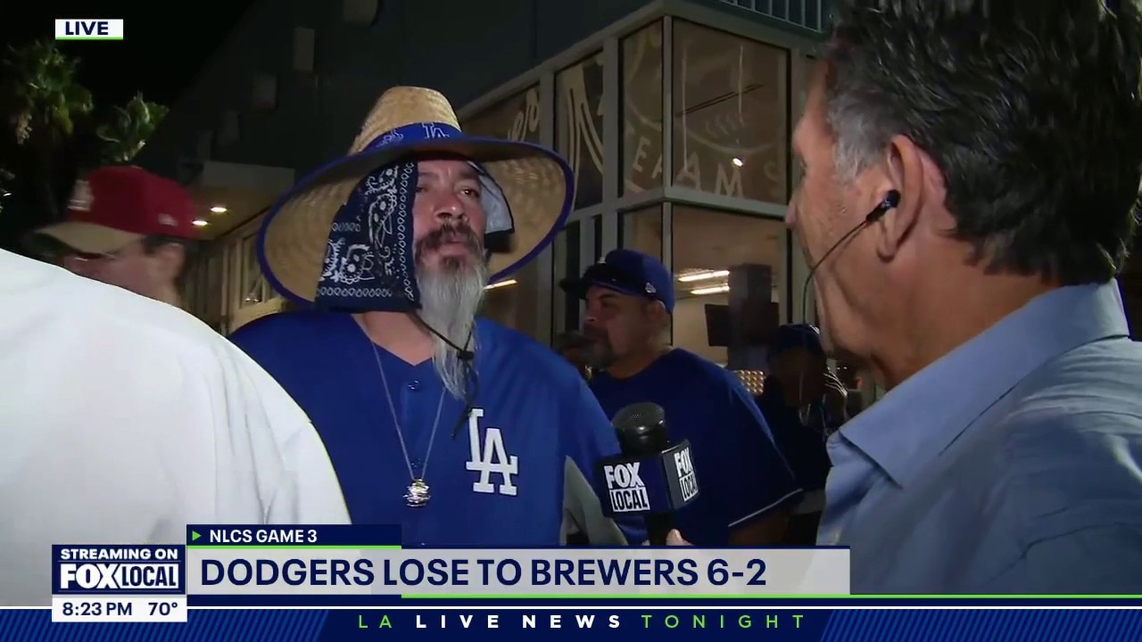 Fans disappointed in Dodgers' NLCS Game 3 loss
