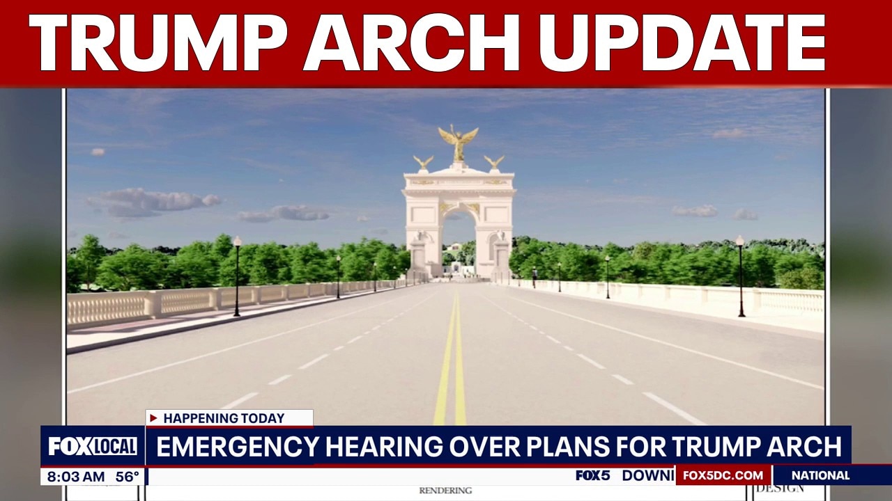 Emergency hearing set over Trump arch proposal