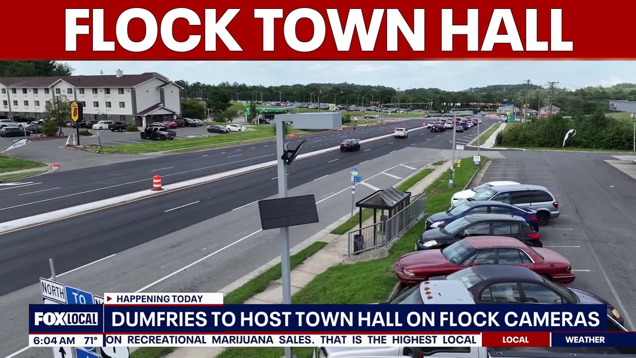 Dumfries to host town hall on Flock license plate reader cameras
