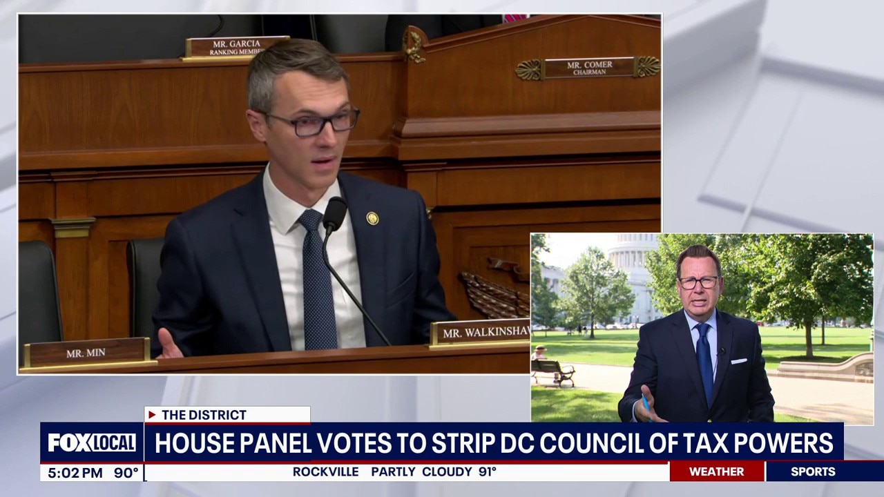 House Panel Votes to Strip DC Council of Tax Powers 