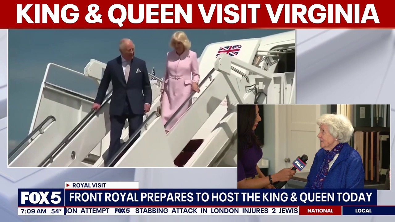 King Charles III, Queen Camilla visit Virginia