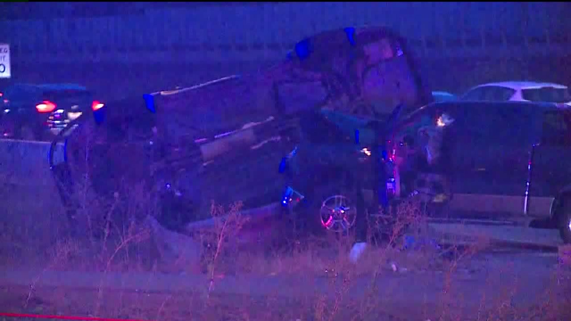 Carjacking, kidnapping and police car accident