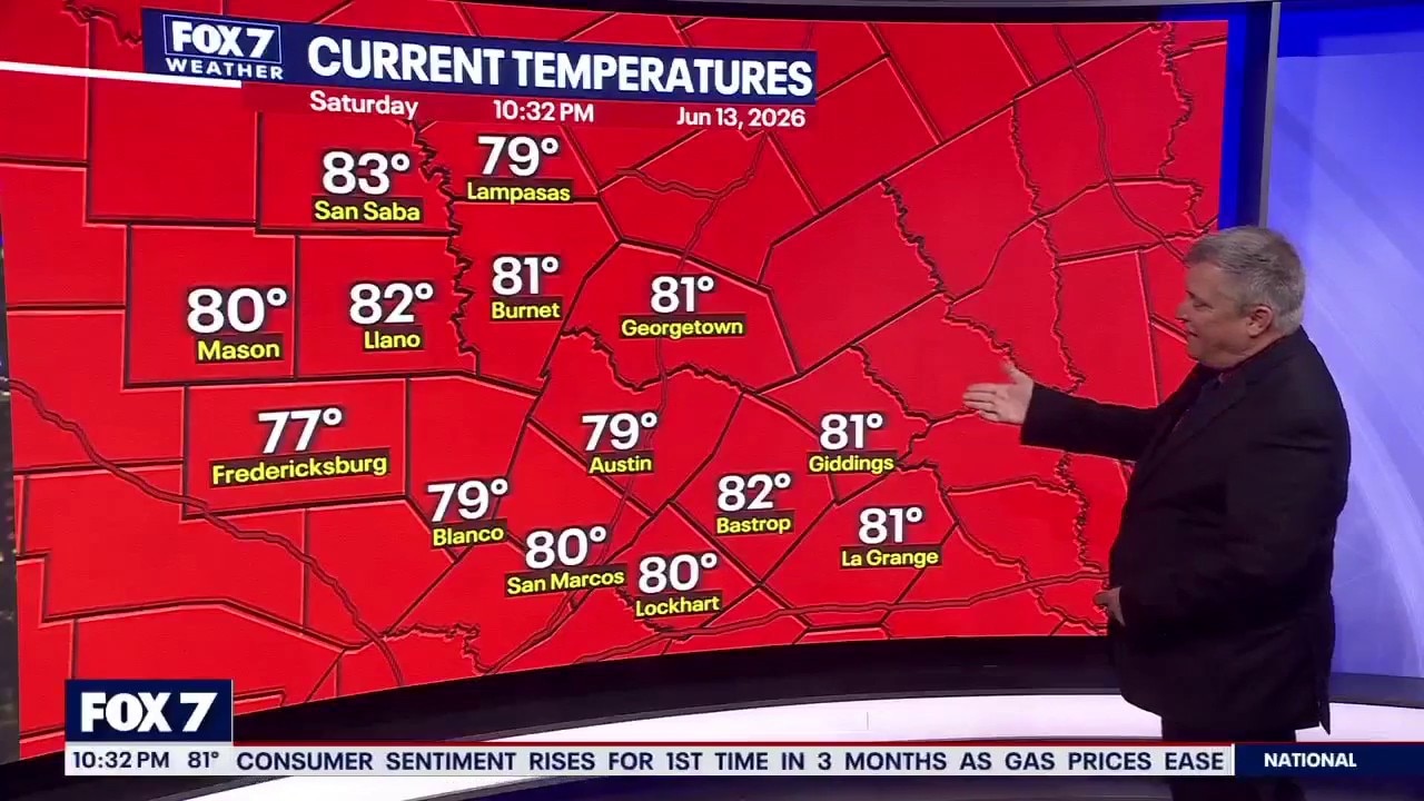 Austin weather: June 13th overnight forecast