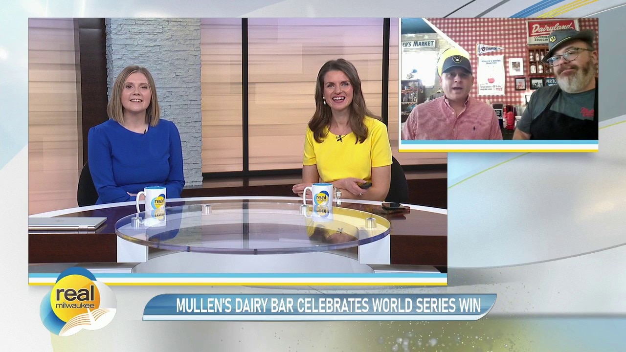 Mullen's Dairy Bar celebrates Brewers World Series win with free ice cream