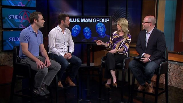 Blue Man Group joins us in studio