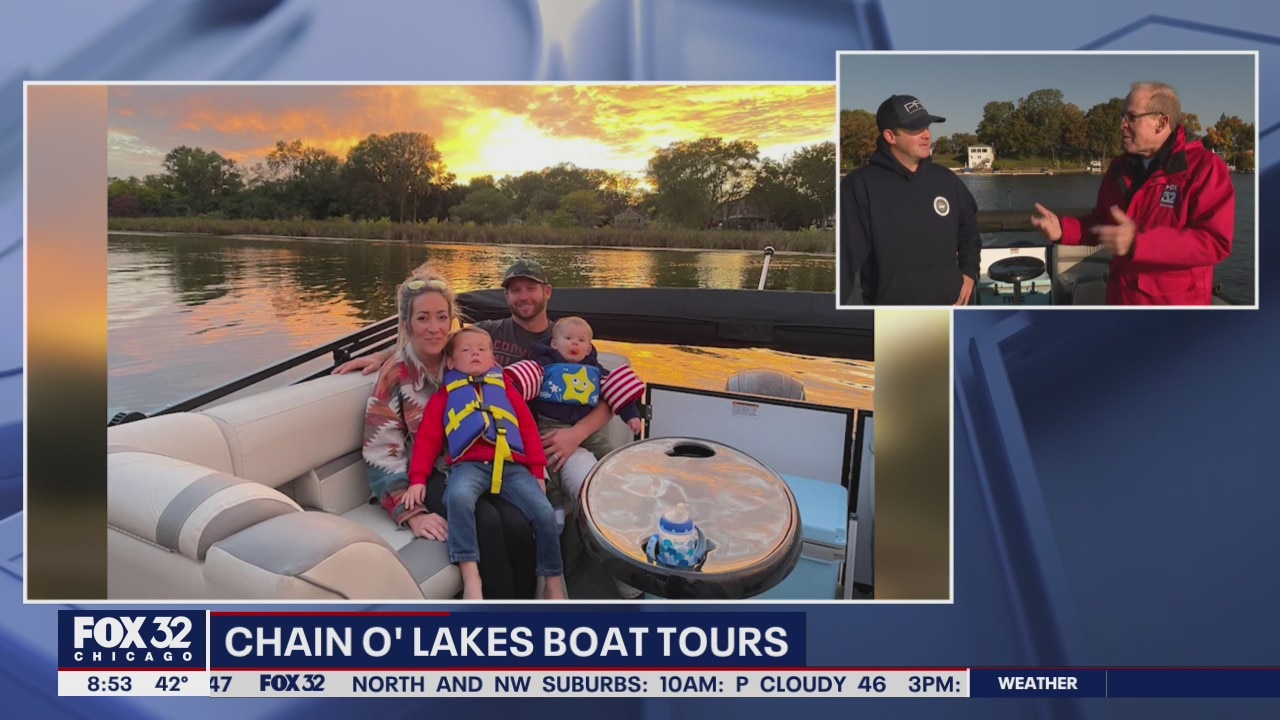 Still time to get out on the water in the Chain Of Lakes for a boat tour