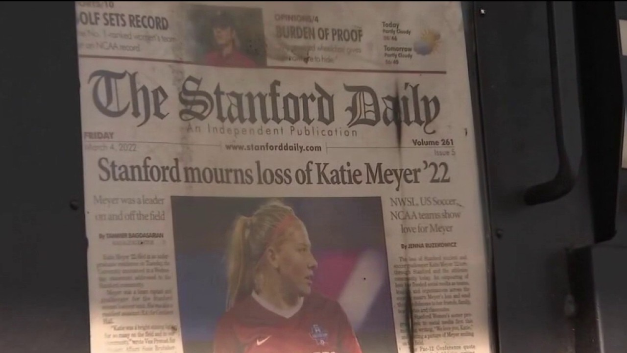 Katie Myer's parents happy Stanford retiring their daughter's soccer jersey